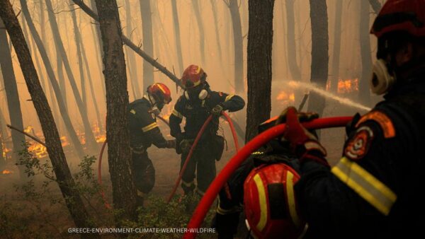 GREECE ENVIRONMENT CLIMATE WEATHER WILDFIRE 1