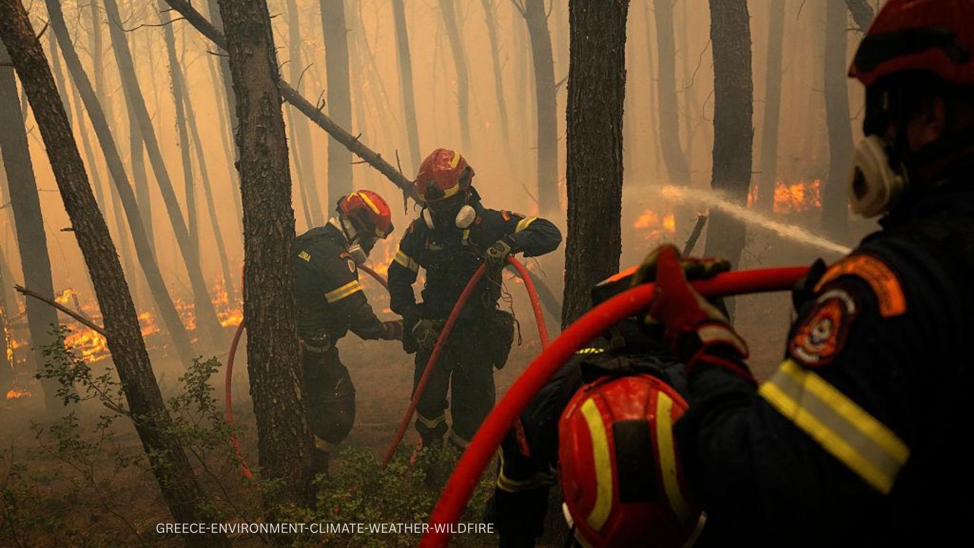GREECE ENVIRONMENT CLIMATE WEATHER WILDFIRE 1